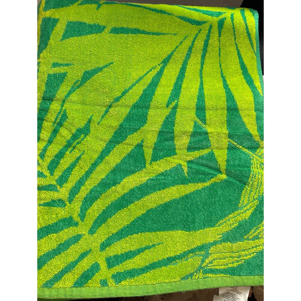 Overside Beach Towel Green Color